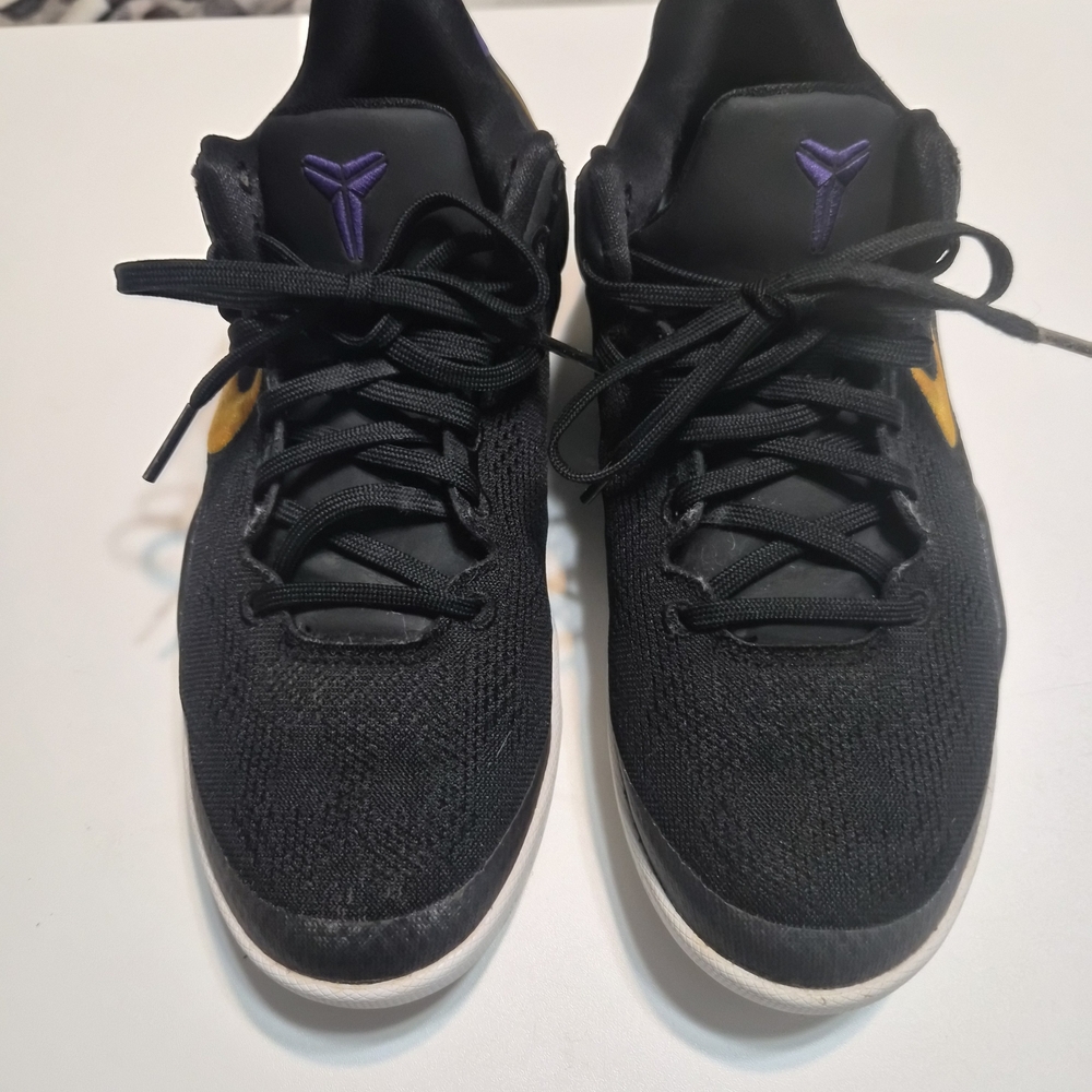Black and Gold Kids Sneakers